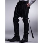 画像8: 【2025AW先行予約】kiryuyrik キリュウキリュウ / Coating High Tension Jersey Saruel Bondage Pants (black) (8)