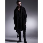 画像3: 【2025AW先行予約】kiryuyrik キリュウキリュウ / Border Dolman Fringe Cardigan (2色展開) (3)