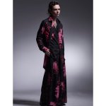 画像8: 【2025AW先行予約】kiryuyrik キリュウキリュウ / SAKURA Decine Wide Tuck Slacks (black x pink) (8)