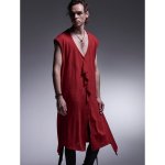 画像9: 【2025AW先行予約】kiryuyrik キリュウキリュウ / Python JQD Flare Frill Long Tank Top (2色展開) (9)
