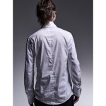 画像14: 【2025AW先行予約】kiryuyrik キリュウキリュウ / Silky Loan Side Rib Shirt (2色展開) (14)