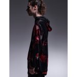 画像4: 【2025AW先行予約】kiryuyrik キリュウキリュウ / Flora Velor Loose Hoodie (flora) (4)