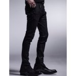 画像4: 【2025AW先行予約】kiryuyrik キリュウキリュウ / High Tension Jersey Skinny Slacks (black) (4)