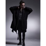 画像4: 【2025AW先行予約】kiryuyrik キリュウキリュウ / Border Dolman Fringe Cardigan (2色展開) (4)