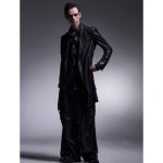画像4: 【2025AW先行予約】kiryuyrik キリュウキリュウ / 130Chintz Frill Shirt (black) (4)
