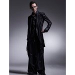 画像10: 【2025AW先行予約】kiryuyrik キリュウキリュウ / 130Chintz Wide Cargo Pants (black) (10)