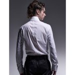 画像10: 【2025AW先行予約】kiryuyrik キリュウキリュウ / Silky Loan Side Rib Shirt (2色展開) (10)