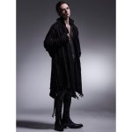 画像6: 【2025AW先行予約】kiryuyrik キリュウキリュウ / Border Dolman Fringe Cardigan (2色展開) (6)