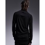 画像3: 【2025AW先行予約】kiryuyrik キリュウキリュウ / Warm Jersey High Neck (black) (3)