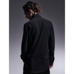 画像5: 【2025AW先行予約】kiryuyrik キリュウキリュウ / Gergette Crepe Stoal Shirts (2色展開) (5)