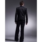 画像7: 【2025AW先行予約】kiryuyrik キリュウキリュウ / 2/76Gabagine Wide Slacks (black) (7)