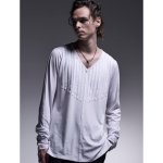 画像2: 【2025AW先行予約】kiryuyrik キリュウキリュウ / BEATENJIKU Cut Tuck T Shirt (2色展開) (2)