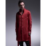 画像2: 【2025AW先行予約】kiryuyrik キリュウキリュウ / Vintage Satin Pin Tuck Flare Shirt (2色展開) (2)