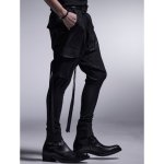 画像3: 【2025AW先行予約】kiryuyrik キリュウキリュウ / High Tension Jersey Saruel Pants (black) (3)