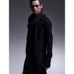 画像3: 【2025AW先行予約】kiryuyrik キリュウキリュウ / Heat Tech Jersey Loose High Neck (black) (3)