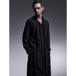 画像4: 【2025AW先行予約】kiryuyrik キリュウキリュウ / Gergette Crepe Stoal Shirts (2色展開) (4)