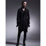 画像3: 【2025AW先行予約】kiryuyrik キリュウキリュウ / CHIRIMEN Sharring Frill Shirt (2色展開) (3)