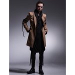 画像6: 【2025AW先行予約】kiryuyrik キリュウキリュウ / Coating High Tension Jersey Saruel Pants (black) (6)