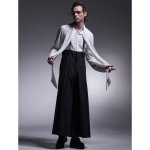 画像3: 【2025AW先行予約】kiryuyrik キリュウキリュウ / TWS Tropical Suspender Wise Tuck Slacks (black) (3)