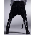 画像4: 【2025AW先行予約】kiryuyrik キリュウキリュウ / Velor Jersey Saruel Pants (black) (4)