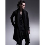 画像3: 【2025AW先行予約】kiryuyrik キリュウキリュウ / Warm Jersey Wrap Cardigan (black) (3)