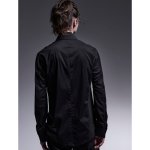 画像6: 【2025AW先行予約】kiryuyrik キリュウキリュウ / Silky Loan Side Rib Shirt (2色展開) (6)