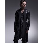 画像2: 【2025AW先行予約】kiryuyrik キリュウキリュウ / 130Chintz Stoal Flare Shirt (black) (2)
