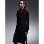 画像4: 【2025AW先行予約】kiryuyrik キリュウキリュウ / Warm Jersey Wrap Cardigan (black) (4)