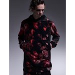 画像3: 【2025AW先行予約】kiryuyrik キリュウキリュウ / Flora Velor Loose Hoodie (flora) (3)