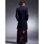 画像11: 【2025AW先行予約】kiryuyrik キリュウキリュウ / SAKURA Decine Wide Tuck Slacks (black x pink) (11)