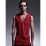 画像12: 【2025AW先行予約】kiryuyrik キリュウキリュウ / Python JQD Henry Tank Top (2色展開) (12)