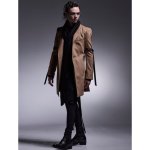 画像8: 【2025AW先行予約】kiryuyrik キリュウキリュウ / Coating High Tension Jersey Saruel Pants (black) (8)