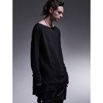 画像3: 【2025AW先行予約】kiryuyrik キリュウキリュウ / BEATENJIKU Boat Neck Flare T Shirt (2色展開) (3)