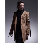 画像8: 【2025AW先行予約】kiryuyrik キリュウキリュウ / Warm Jersey Wrap Cardigan (black) (8)