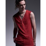 画像2: 【2025AW先行予約】kiryuyrik キリュウキリュウ / Python JQD Henry Tank Top (2色展開) (2)