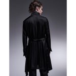 画像4: 【2025AW先行予約】kiryuyrik キリュウキリュウ / Vintage Satin Pin Tuck Flare Shirt (2色展開) (4)