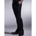 画像3: 【2025AW先行予約】kiryuyrik キリュウキリュウ / High Tension Jersey Skinny Slacks (black) (3)