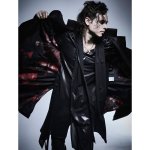 画像13: 【2025AW先行予約】kiryuyrik キリュウキリュウ / 130Chintz Stoal Flare Shirt (black) (13)