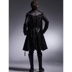 画像11: 【2025AW先行予約】kiryuyrik キリュウキリュウ / 0,6COW Hide Long Leather Napoleon (black) (11)