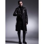 画像9: 【2025AW先行予約】kiryuyrik キリュウキリュウ / 0,6COW Hide Long Leather Napoleon (black) (9)