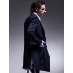 画像11: 【2025AW先行予約】kiryuyrik キリュウキリュウ / Kersey Jersey Epaulet Peacked Long Jacket (2色展開) (11)