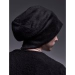 画像3: 【2025AW先行予約】kiryuyrik キリュウキリュウ / Shaggy Jersey Cap (black) (3)