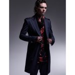 画像20: 【2025AW先行予約】kiryuyrik キリュウキリュウ / Kersey Jersey Epaulet Peacked Long Jacket (2色展開) (20)