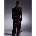 画像7: 【2025AW先行予約】kiryuyrik キリュウキリュウ / Flora Velor Short Jacket (flora) (7)