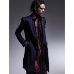 画像14: 【2025AW先行予約】kiryuyrik キリュウキリュウ / Kersey Jersey Epaulet Peacked Long Jacket (2色展開) (14)