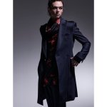 画像19: 【2025AW先行予約】kiryuyrik キリュウキリュウ / Kersey Jersey Epaulet Peacked Long Jacket (2色展開) (19)