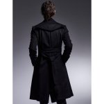 画像3: 【2025AW先行予約】kiryuyrik キリュウキリュウ / Cashmere Beaver W-Peacked Coat (2色展開) (3)