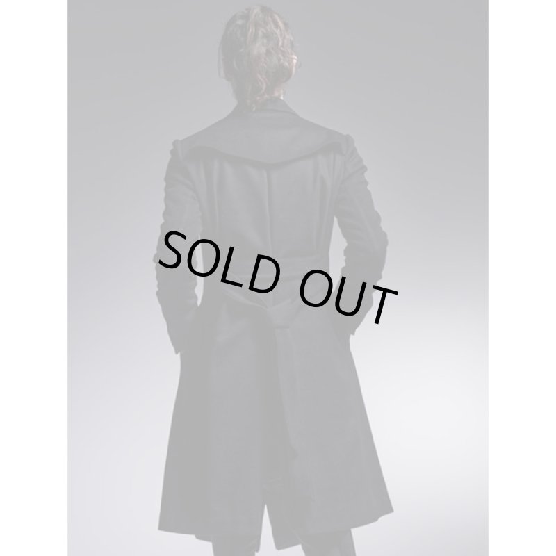 画像3: 【2025AW先行予約】kiryuyrik キリュウキリュウ / Cashmere Beaver W-Peacked Coat (2色展開) (3)