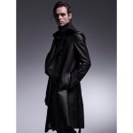 画像7: 【2025AW先行予約】kiryuyrik キリュウキリュウ / 0,6COW Hide Long Leather Napoleon (black) (7)