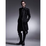 画像8: 【2025AW先行予約】kiryuyrik キリュウキリュウ / Kersey Jersey Epaulet Peacked Long Jacket (2色展開) (8)